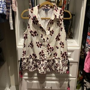 French connection peplum tank